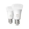 Philips Hue White and colour ambience A60 – E27 išmanioji lemputė – 1100 liumenų (2 vnt. pakuotė)