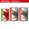 Displex apsauginis stiklas (9H) planšetei Samsung Galaxy Tab S7/S8/S9/S9 FE/S10 FE/S10 Lite su EASY-ON® Eco montavimo rėmeliu, nedūžtantis