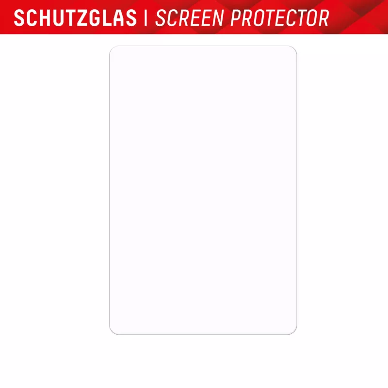 Displex apsauginis stiklas (9H) planšetei Samsung Galaxy Tab S7/S8/S9/S9 FE/S10 FE/S10 Lite su EASY-ON® Eco montavimo rėmeliu, nedūžtantis