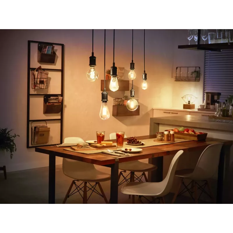 Philips Hue A60 – E27 išmanioji lemputė, balta, Bluetooth/Zigbee