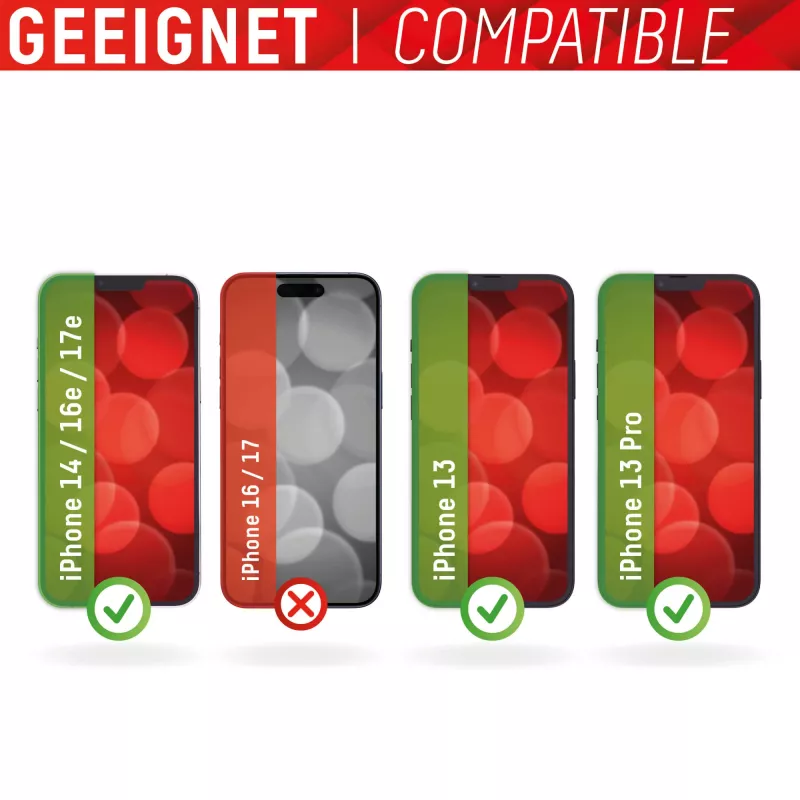Displex Smart Glass (9H) apsauginis stiklas Apple iPhone 13/13 Pro/14/16e/17e su montavimo lipdukais, nedūžtantis