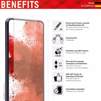 Displex Smart Glass (9H) Samsung Galaxy A52/A52(s) 5G/A53 5G, montavimo lipdukas, nedūžtantis, itin plonas, nematomas
