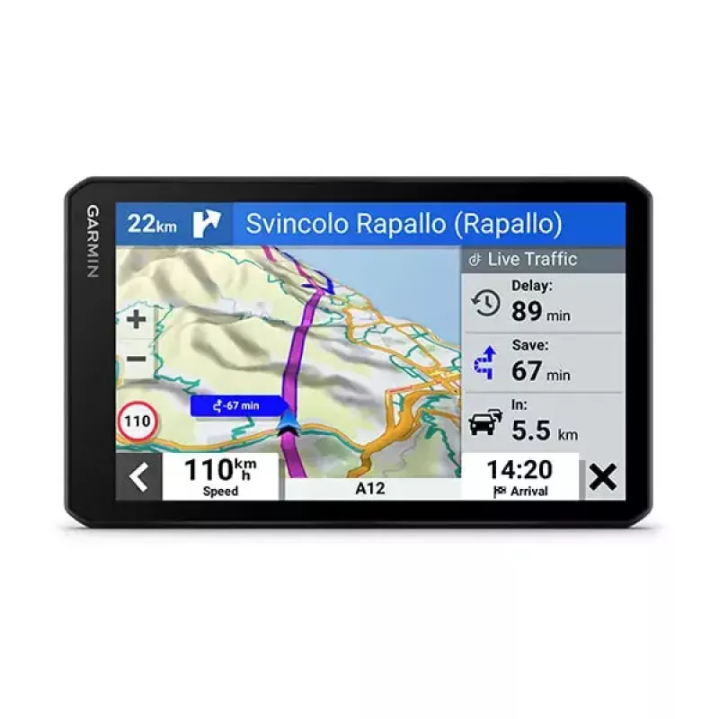 Garmin DriveCam 76 navigator – nešiojamas / stacionarus GPS su 17,6 cm jutikliniu ekranu