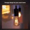 Išmanioji lemputė Philips ST64 Edison E27 Bluetooth / Zigbee, 7 W, permatoma, 60×135 mm