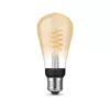 Išmanioji lemputė Philips ST64 Edison E27 Bluetooth / Zigbee, 7 W, permatoma, 60×135 mm