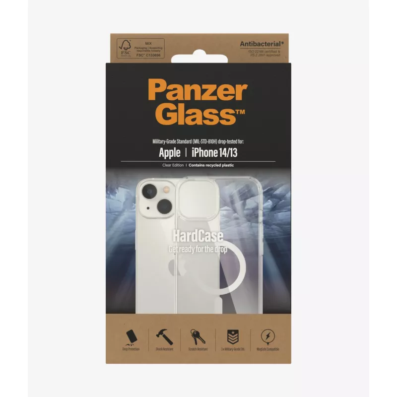 PanzerGlass HardCase MagSafe permatomas mobiliojo telefono dėklas 15,5 cm (6,1 colio) dangtelis