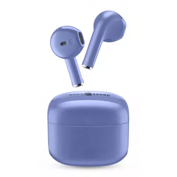 Belaidės ausinės „Music Sound Swag“ – kapsulės formos TWS ausinės (turquoise)