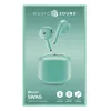 „Cellular Line Music Sound SWAG“ belaidės Bluetooth ausinės (kapsulės formos, žalios)