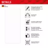 Displex Smart Glass (9H) apsauginis stiklas, skirtas Samsung Galaxy A54 5G, su montavimo lipdukais, nedūžtantis