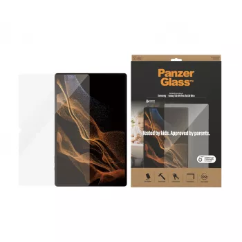 PanzerGlass ® Apsauginis stiklas Samsung Galaxy Tab S8 Ultra | S9 Ultra | Ultra-Wide Fit