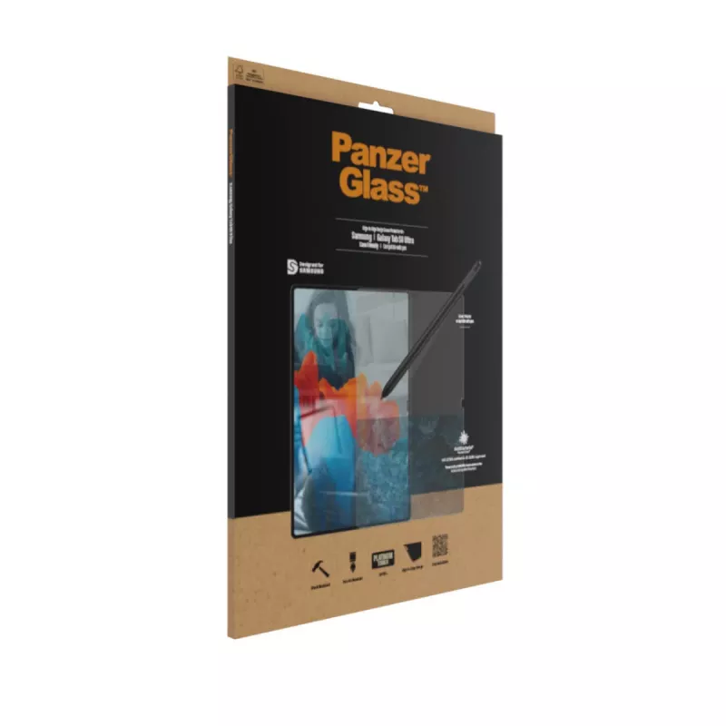 PanzerGlass ® Apsauginis stiklas Samsung Galaxy Tab S8 Ultra | S9 Ultra | Ultra-Wide Fit