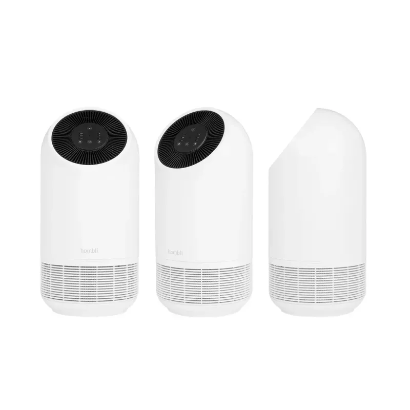 Oro valytuvas Hombli Smart Air Purifier by Avanca International BV, triukšmo lygis 30 dB, baltas ir juodas