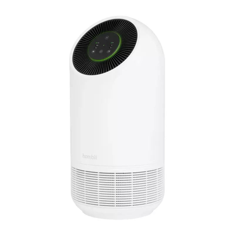 Oro valytuvas Hombli Smart Air Purifier by Avanca International BV, triukšmo lygis 30 dB, baltas ir juodas