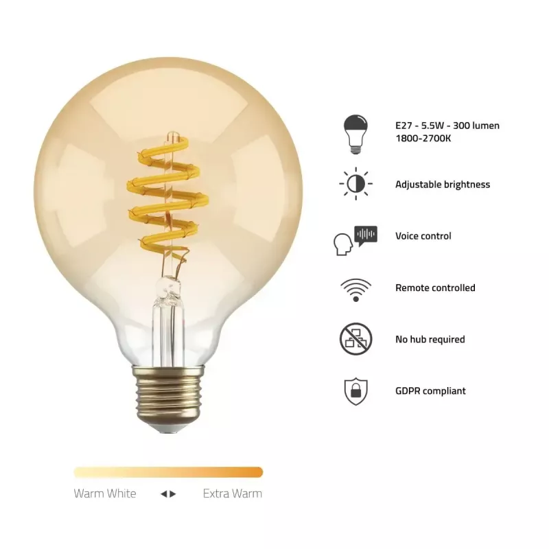 Hombli HBEB-0312 išmanioji lemputė Wi-Fi 5,5 W