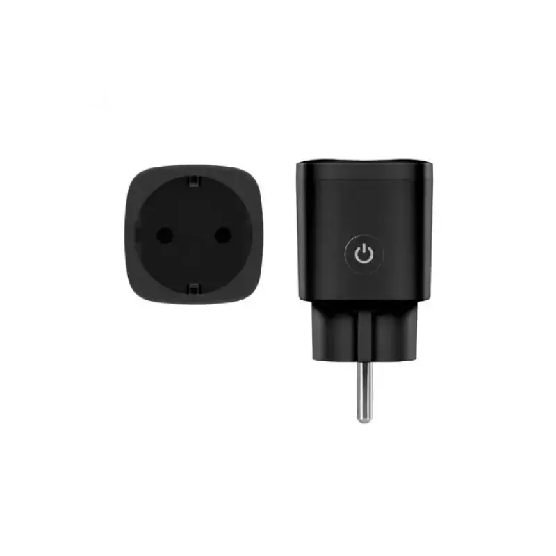 Hombli Smart Socket EU Black – išmanusis kištukinis lizdas su Wi‑Fi, 220–250 V, 3,68 kW, vidaus naudojimui
