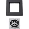 Homematic IP 156171A0 dangtelis elektriniam jungikliui, pilka, 86×86×16 mm