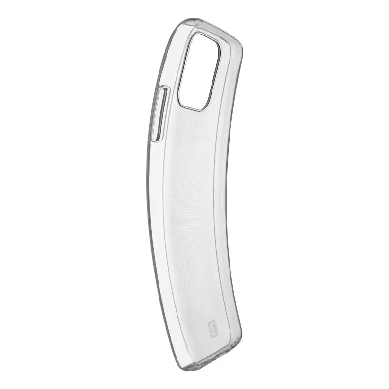 Dėklas Cellularline iPhone 15 permatomas monochromatinis lengvas lengvai pasiekiami mygtukai