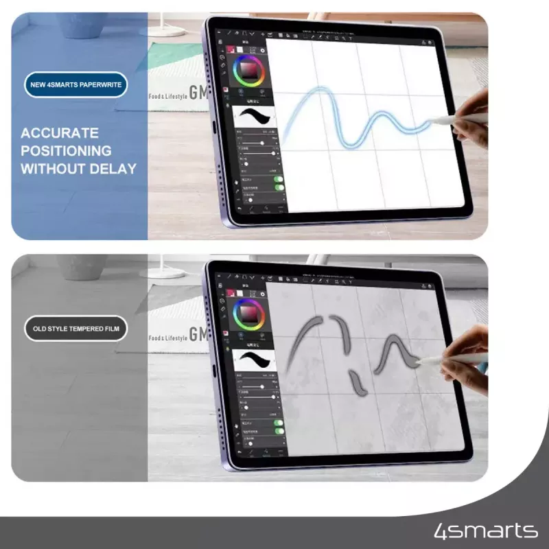 Apsauginė matinė plėvelė 4smarts Paperwrite Apple iPad 10.2 (2 vnt. + rėmelis)