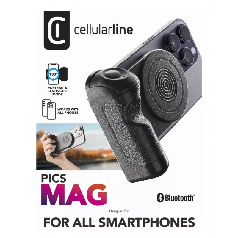 Cellularline Pics Mag magnetinis laikiklis nuotraukoms su išmaniuoju telefonu