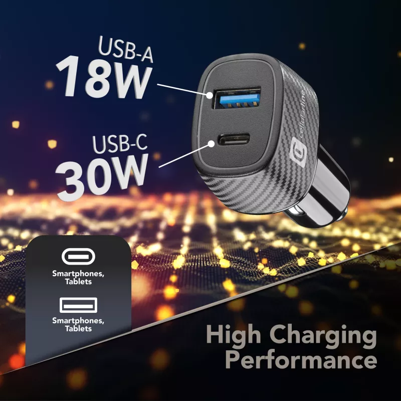 Automobilinis kroviklis Cellularline Multipower Ultra Universal Fast Charging