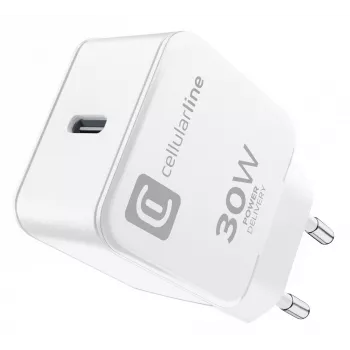 Sieninis įkroviklis Sourcing The One Power Delivery 30W – USB-C 1 prievadas, 110–240 V, baltas