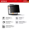 Displex PRIVACY SAFE magnetinis 2 krypčių privatumo filtras, skirtas MacBook Air 15 colių, matinis, 5H