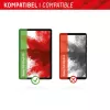 Displex stiklinė apsauga (9H) Samsung Galaxy Tab A11+/A9+, su Eco montavimo rėmeliu, nedūžtanti