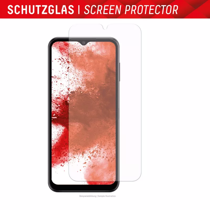 Displex apsauginis stiklas (10H) Samsung A15/A15 5G su Eco montavimo rėmeliu, atsparus įbrėžimams