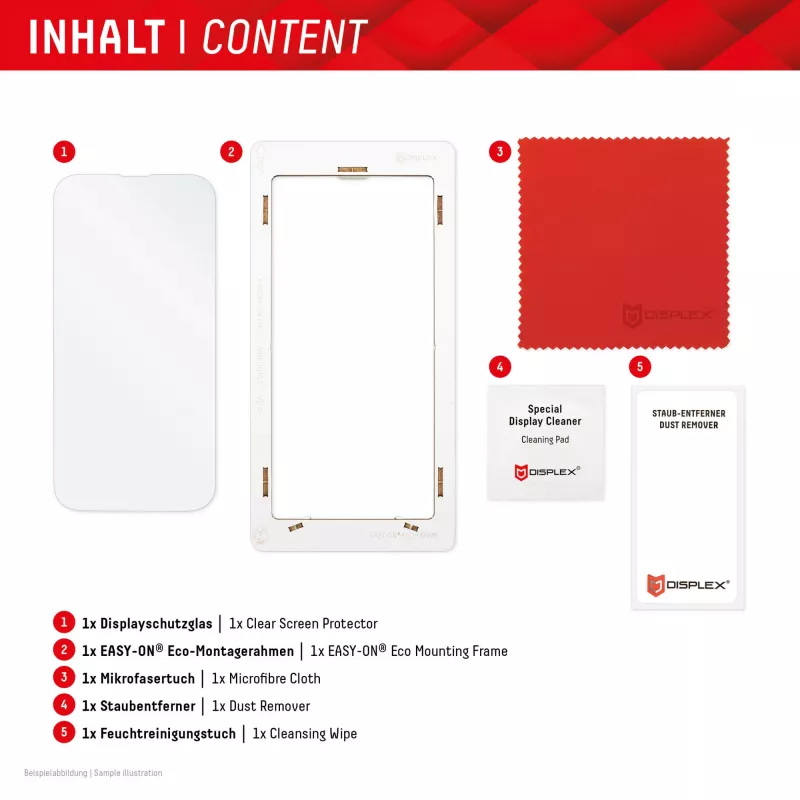 Displex apsauginis stiklas (10H) Samsung A15/A15 5G su Eco montavimo rėmeliu, atsparus įbrėžimams