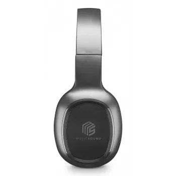 Belaidės ausinės ant galvos Music Sound HEADBAND BT BASIC su nuotolinio valdymo pulteliu ir mikrofonu