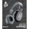Belaidės ausinės ant galvos Music Sound HEADBAND BT BASIC su nuotolinio valdymo pulteliu ir mikrofonu