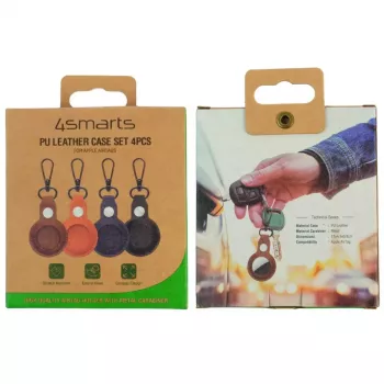 Raktų pakabukų rinkinys 4smarts 540567 Įvairių spalvų PU Oda Metalas 4 vnt
