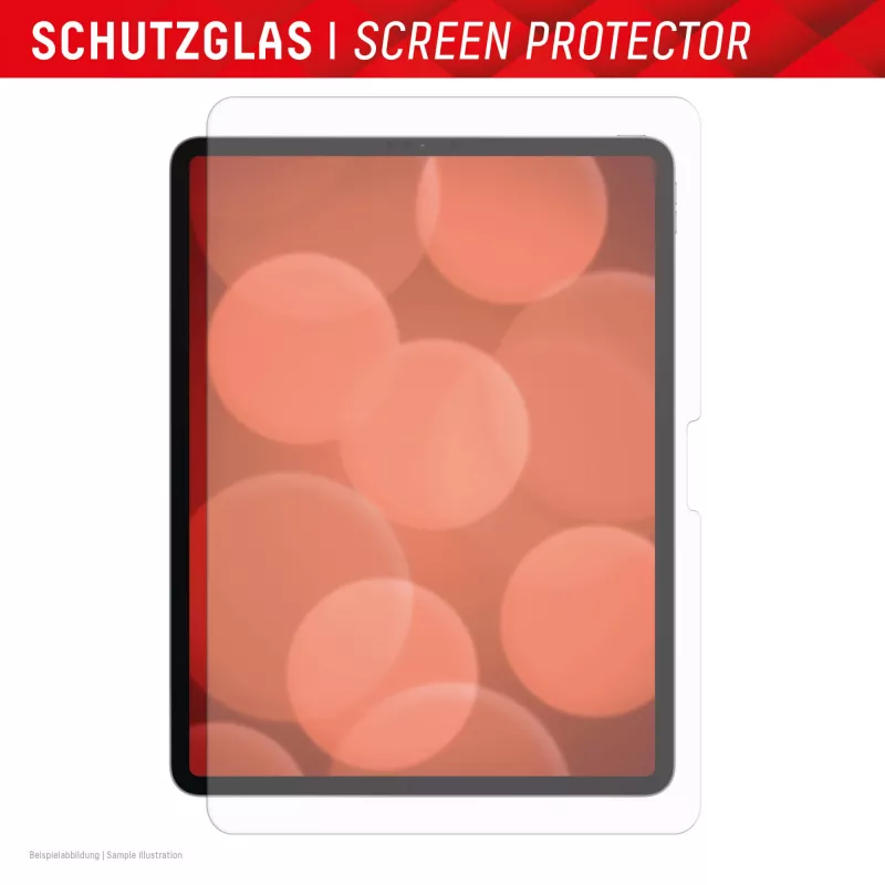 Displex Tablet Glass (9H) apsauginis stiklas, skirtas Apple iPad Pro 13'' (2025/2024), su Eco montavimo rėmeliu, nedūžtantis, itin plonas, nematomas