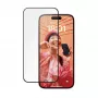 PanzerGlass Ceramic Protection apsauginis stiklas iPhone 15 Ultra-Wide Fit, atsparus įbrėžimams ir smūgiams