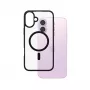 PanzerGlass ® HardCase Skaidrus su Juodu MagSafe ir Rėmeliu iPhone 16 Plus