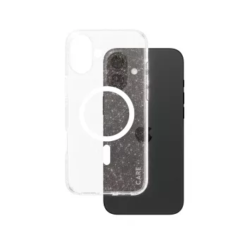 PanzerGlass CARE™ by ® Urban Combat Case Star Lit baltas su MagSafe, iPhone 16 Plus