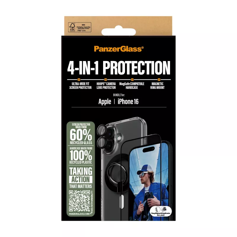PanzerGlass 4-in-1 apsaugos rinkinys iPhone '24 6.1