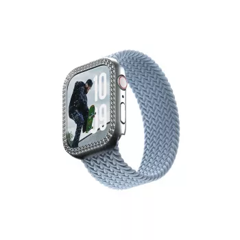 PanzerGlass SAFE. by ® Bling Bumper Sidabrinis Apple Watch Series 10 46mm Skaidrus