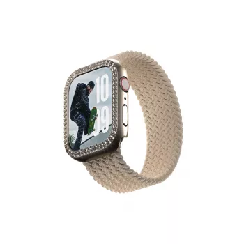 PanzerGlass SAFE. by ® Bling Bumper Gold Apple Watch Series 10 46mm Perforuotas