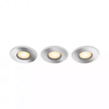 Įleidžiamas šviestuvas Philips Hue White Ambiance Adore 3x350 lm, pritemdomas, reguliuojamos baltos spalvos temperatūros