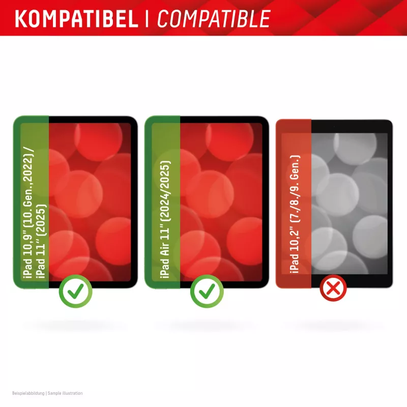 Displex TABLET PRIVACY SAFE nuimamas dvipusis privatumo filtras, skirtas iPad 10,9 colio (10. kartos) / 11 colio (2025) / Air 11 colio (2024/2025)