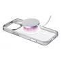 Cellularline Gloss Mag dėklas iPhone 16 Pro Max – permatomas, su magnetais, skirtas belaidžiam įkrovimui ir MagSafe laikikliams