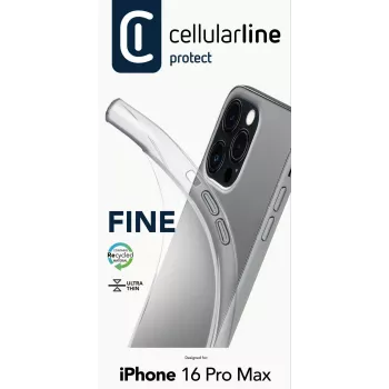 Dėklas Cellularline FINECIPH16PRMT iPhone 16 Pro Max permatomas