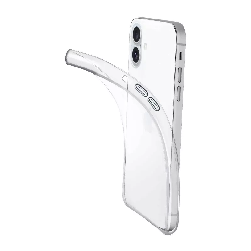 Cellularline Fine Case FINECIPH16T skaidrus telefono dėklas, skirtas iPhone 16