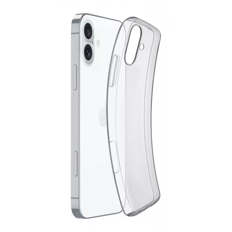 Cellularline Fine Case FINECIPH16T skaidrus telefono dėklas, skirtas iPhone 16