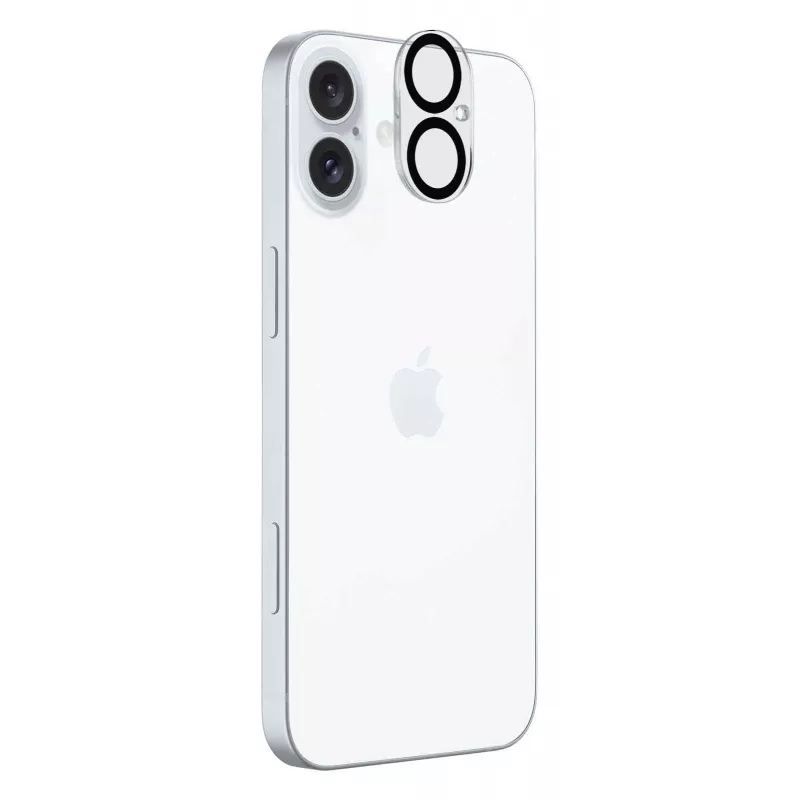 Cellularline kameros objektyvo apsauga iPhone 16 – skaidrus, atsparus įbrėžimams ir smūgiams
