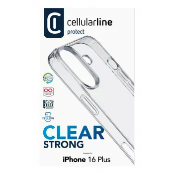Dėklas Cellularline CLEARDUOIPH16MAXT iPhone 16 Plus permatomas 17 cm