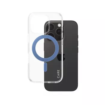 PanzerGlass 1317 dėklas iPhone 16 Pro 6,3 colio mėlynas permatomas