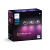 “Philips Hue White and colour ambience” 3 vnt. komplektas Centura įleidžiamas prožektorius