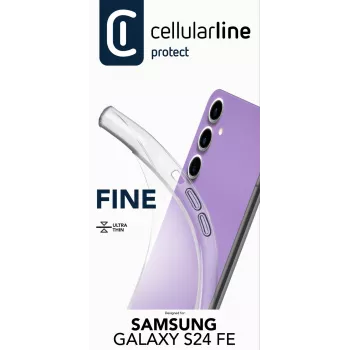 Dėklas Cellularline Galaxy S24 Fe 17 cm Skaidrus
